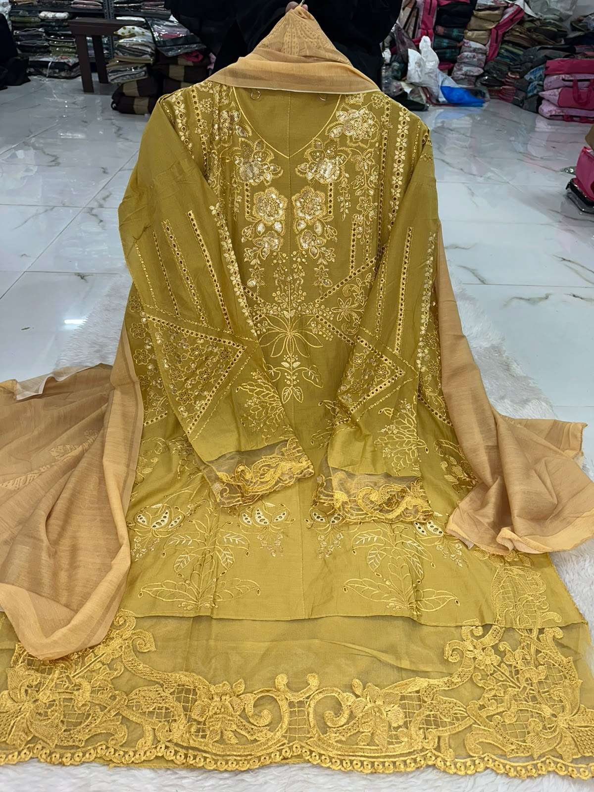 Falah Premium Pure Cotton Collection Code - NOP43 By Falah Designer Suits